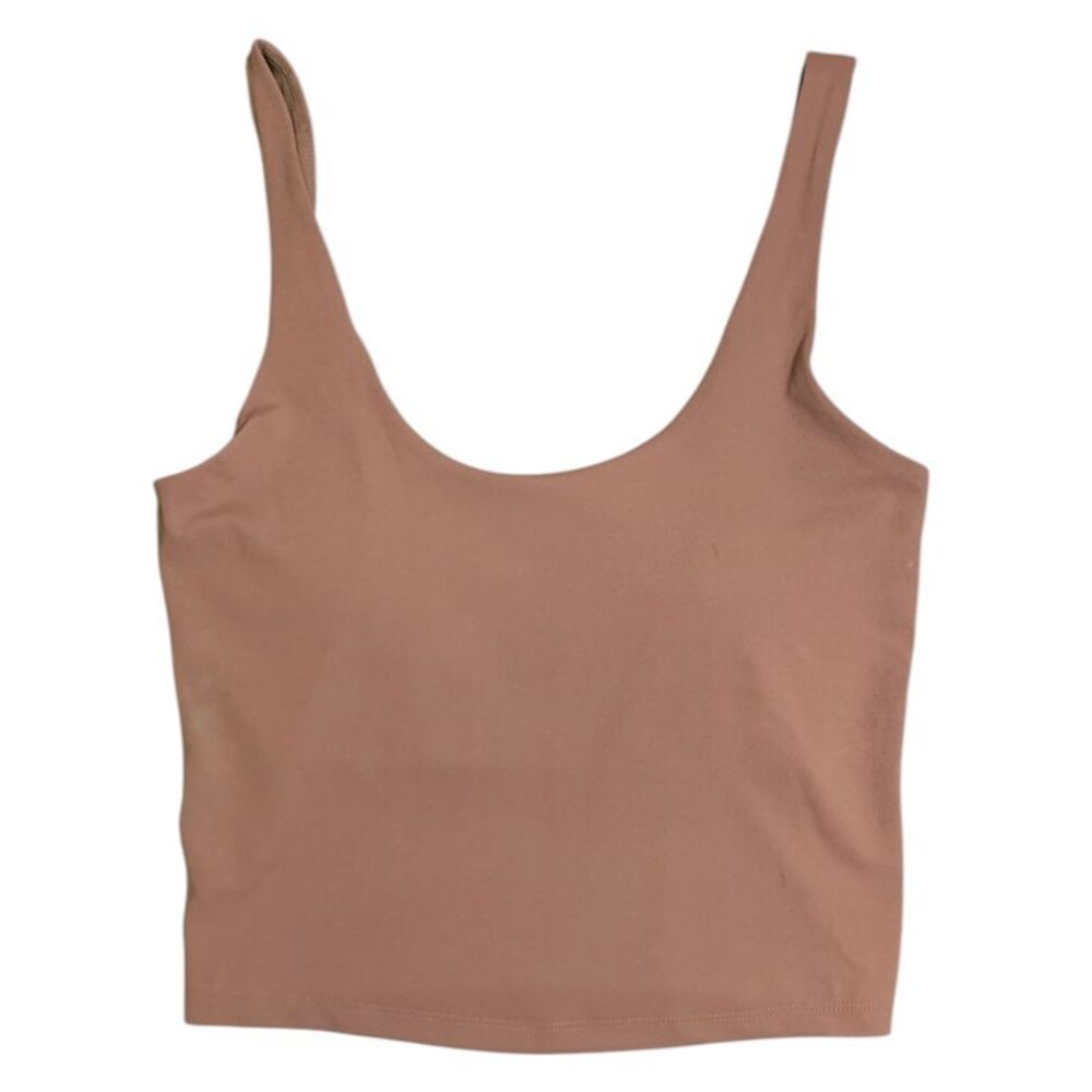 Brown - Member's Mark Women's Everyday Active Tank, Cropped, Wide Strap, Scoop N